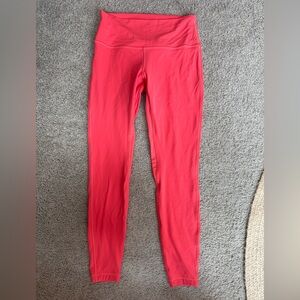 Lululemon Align High Rise Pants 28” in Pale Raspberry